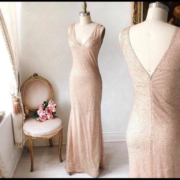 Gold glitter dress - Picture 1 of 6